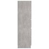 vidaXL Ladekast 60x35x121 cm bewerkt hout betongrijs