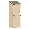 vidaXL Tuinschuur Naturel 59,5 x 56 x 176,5 cm Massief Vurenhout