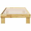 vidaXL Bedframe zonder matras 80x200 cm massief hout eiken