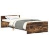 vidaXL Bedframe zonder matras hout gerookt eikenkleurig 90x190 cm