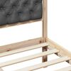 vidaXL Bedframe Donkergrijs 160 x 200 cm Massief grenenhout