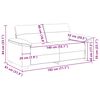 vidaXL 2-zitsbank grijs 180x81x84 cm kunstleer