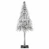 vidaXL Kerstboom met 150 LED met standaard Wit 150 cm PE en staal