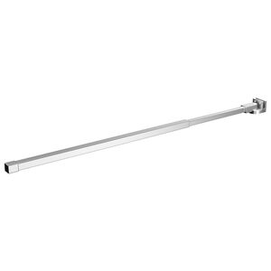 vidaXL Stabilisatiestang voor badwand 70-120 cm roestvrij staal