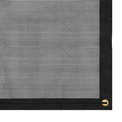 vidaXL Aanhangwagennet 2x3,5 m HDPE zwart