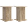vidaXL Plantenstandaard 2 st Sonoma Eiken 30,5 x 30 x 43 cm