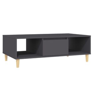 vidaXL Salontafel 103,5x60x35 cm bewerkt hout grijs