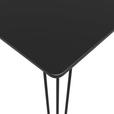 vidaXL 7-delige Barset zwart