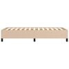 vidaXL Bedframe kunstleer cappuccinokleurig 100x200 cm
