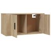 vidaXL Tv-wandmeubels 2 st 80x34,5x40 cm sonoma eikenkleurig