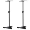 vidaXL Monitorspeakerstandaards 2 st staal zwart