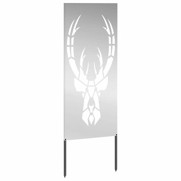 vidaXL Tuin Privacy Screen Zilver 50 x 140 cm Gegalvaniseerd staal