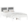 vidaXL Bedframe Lichtgrijs 120 x 200 cm Massief grenenhout