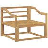 vidaXL Buiten Midden Sofa Massief Acaciahout Wit