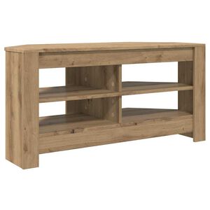 vidaXL HoekTVKast Artisan Eiken 102 x 40,5 x 45 cm Bewerkt hout