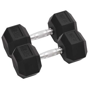 vidaXL Halters 2 st 12,5 kg totaal gietijzer