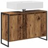 vidaXL Badkamer Kast met opslag Oud Hout 90 x 30 x 60 cm Bewerkt hout