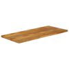 vidaXL Tafelblad met natuurlijke rand 140x60x2,5 cm massief mangohout