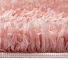 vidaXL Vloerkleed shaggy hoogpolig 50 mm 80x150 cm roze