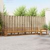 vidaXL Buiten bankenset 6 pcs Naturel Massief Acaciahout