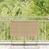 vidaXL Tuintafel inklapbaar 90x51x75 cm poly rattan beige