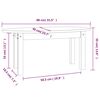 vidaXL Salontafel 80x40x35 cm massief grenenhout