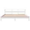 vidaXL Bedframe zonder matras massief grenenhout wit 200x200 cm