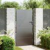 vidaXL Tuinpoort Zwart 105 x 200 cm Poedergecoat staal