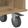 vidaXL TV-standaard Artisan Eiken 100 x 35 x 35 cm Bewerkt hout