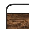 vidaXL Bedframe zonder matras bewerkt hout gerookt eiken 140x190 cm