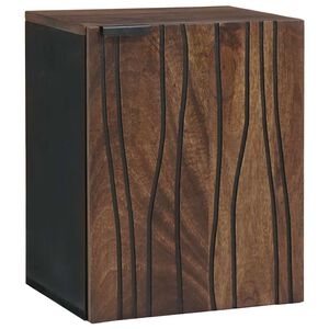 vidaXL Badkamertenk te kast met plank Walnotenhout 38 x 33,5 x 48 cm
