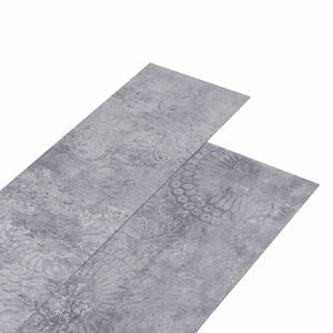 vidaXL Vloerplanken Grijs 5,26 m&sup2; 18 st PVC