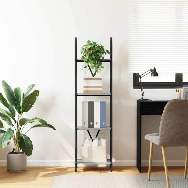 vidaXL Boekenkast Grijs Sonoma 40 x 30 x 146 cm Bewerkt hout