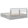 vidaXL Bedframe met hoofdeinde Grijs Sonoma 180 x 200 cm Bewerkt hout