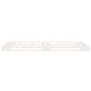 vidaXL Palletbed massief grenenhout wit 75x190 cm