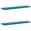 vidaXL 2-delige Bankkussens SOEST 2 st 100% Polyester Lichtblauw