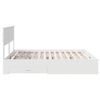 vidaXL Bedframe met hoofdeinde met lade Wit 180 x 200 cm Bewerkt hout