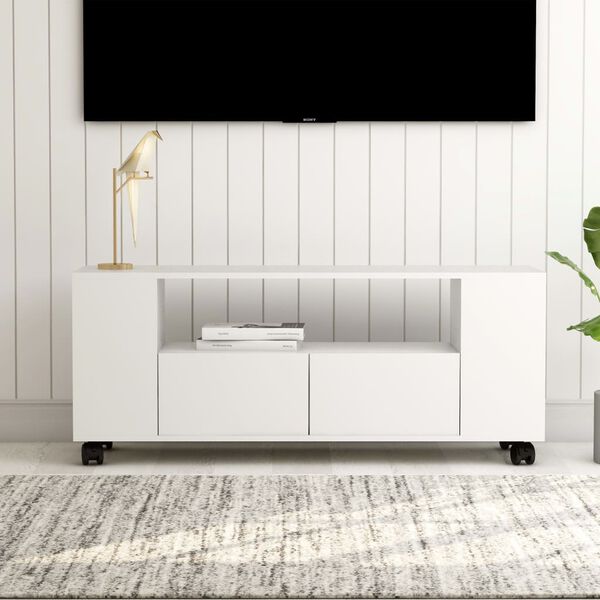 vidaXL Tv-meubel 120x35x48 cm bewerkt hout wit
