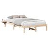 vidaXL Bedframe Naturel 120 x 200 cm Massief grenenhout
