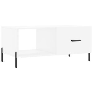 vidaXL Salontafel 90x50x40 cm bewerkt hout wit