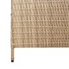 vidaXL Kamerscherm Beige 292 x 180 cm poly rattan