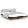 vidaXL Bedframe zonder matras hout gerookt eikenkleurig 120x200 cm