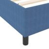 vidaXL Platform bedframe Blauw 180 x 200 cm Katoen Stof