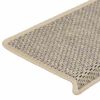 vidaXL Trapmatten zelfklevend Sisal-Look 30 st 65x21x4 cm lichtgroen