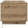 vidaXL Salontafel met LED-verlichting 90x50x40cm artisanaal eikenkleur
