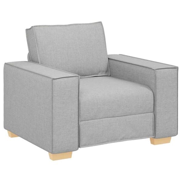 vidaXL Sofa Stoel Wolk Grijs 100x78x84 cm Stof