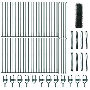 vidaXL Afrasteringspaal Groen