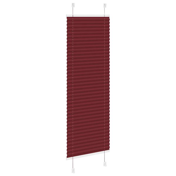 vidaXL Pliss&eacute; rolgordijn 50x150 cm stofbreedte 49,4 cm bordeauxrood
