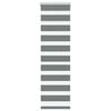 vidaXL Zebra rolgordijn 45x100 cm stofbreedte 40,9 cm donkergrijs