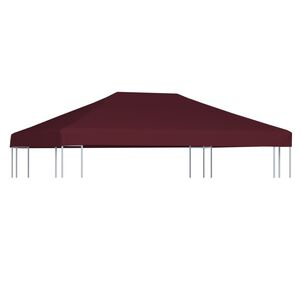 vidaXL Prieeldak 310 g/m&sup2; 3x4 m bordeaux